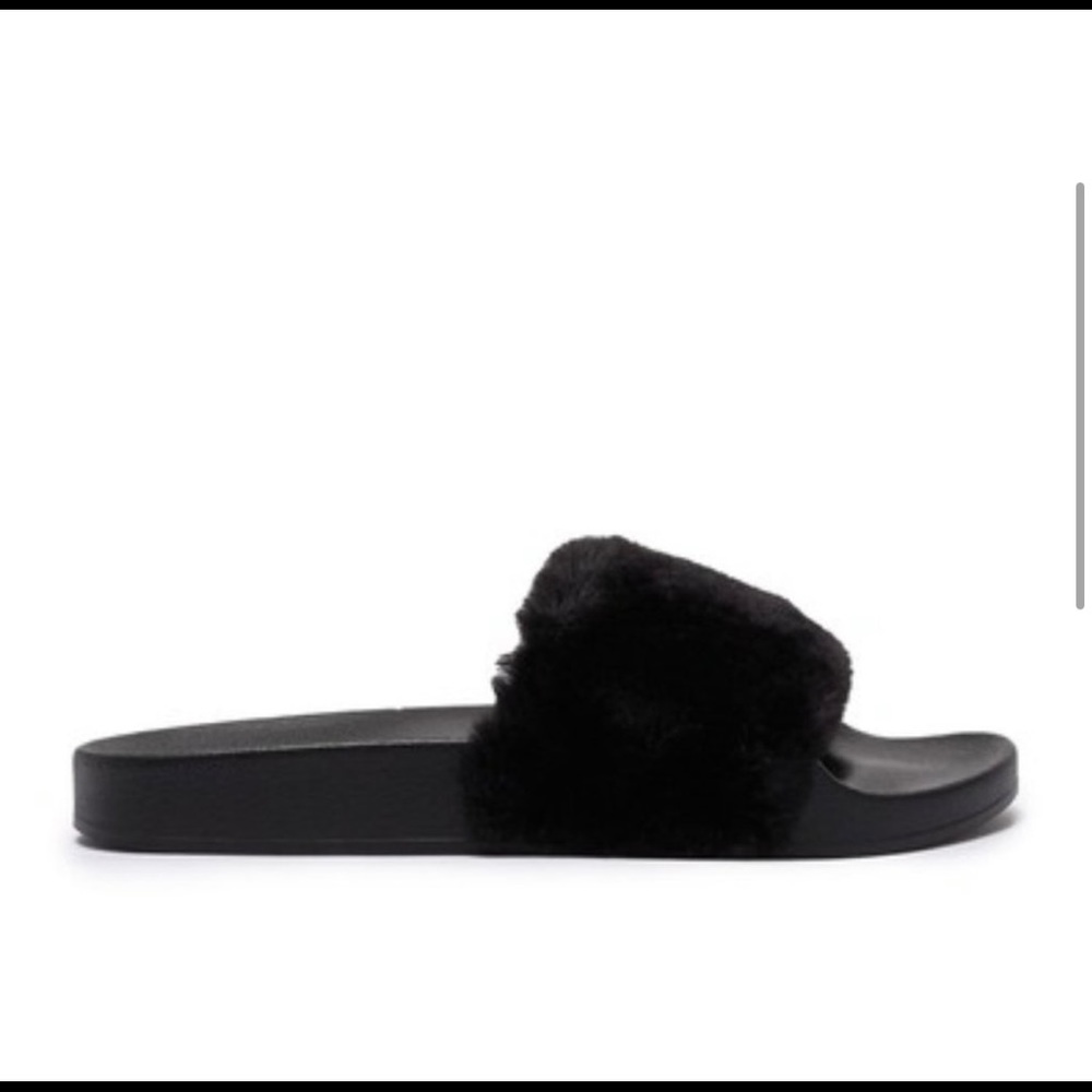 Steve Madden Fuzzy Slides - image 3